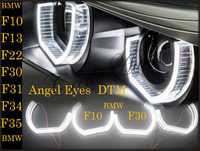Ново!Crystal AngelEyes DTM LED BMW F10 / F30 /F31  Ангелски очи лед