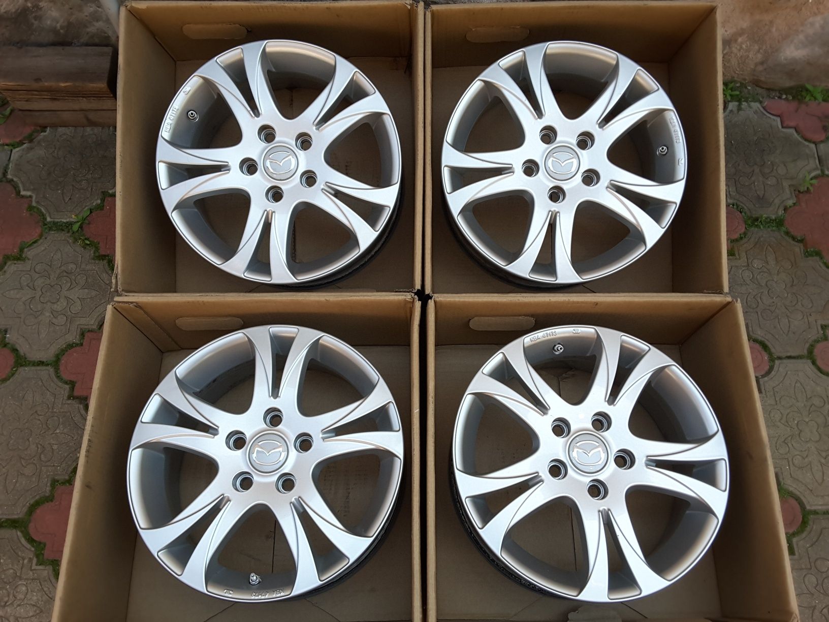 jante aliaj 16; 5x114,3; originale Mazda cx-3 CX3, Mazda 3, 6
