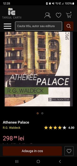 Athenée Palace Rosa Goldschmidt Waldeck