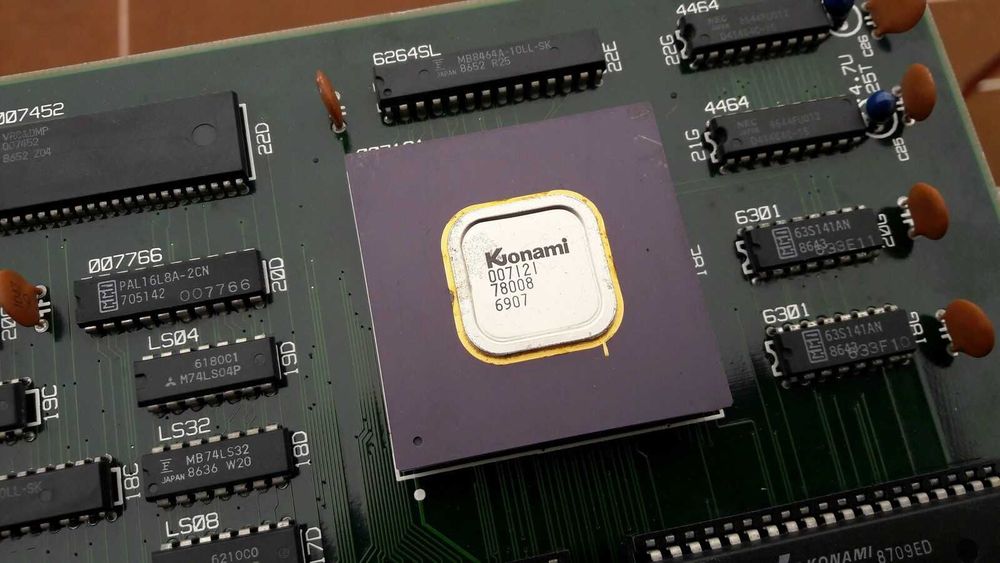 Konami GRYZOR / Contra PCB JAMMA Arcade circuit board GX633 PWB302160