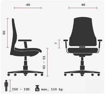 Scaun Pivotant Top Star Deluxe Syncro cu tetiera / husa din material