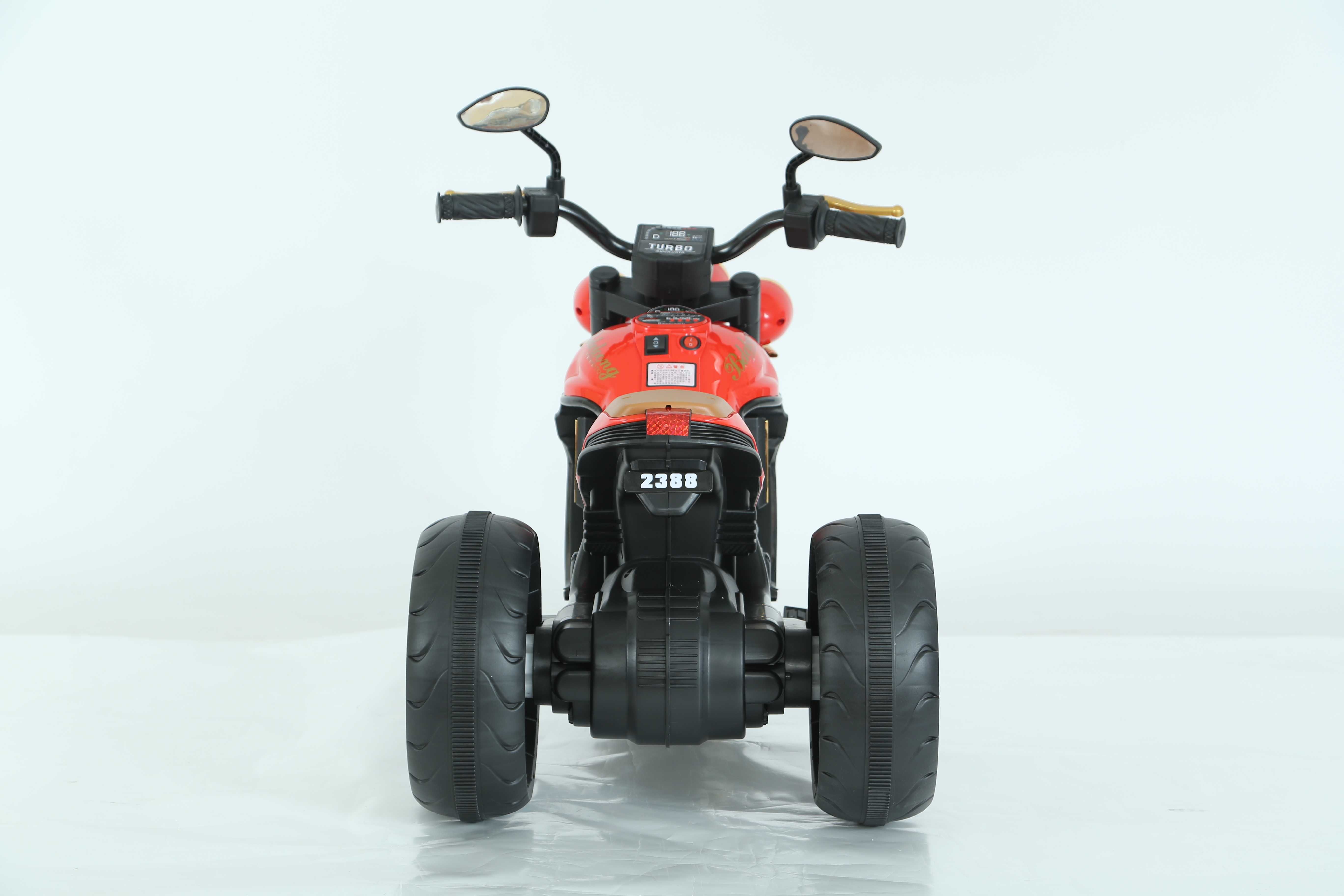 Motocicleta electrica cu 3 roti Kinderauto BJDL2388 2x 35W 6V, RC, RED