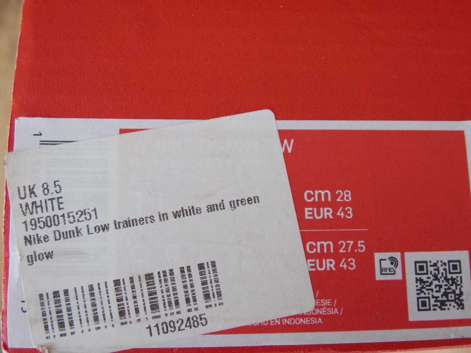 Нови! Nike Dunk Low Green Glow - 43 номер Оригинални!