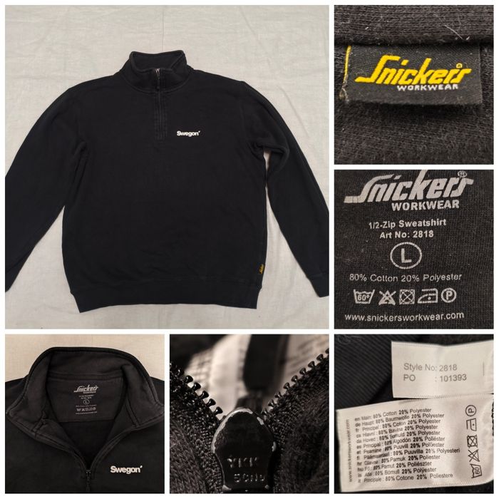 Bluza Snickers mărime L salopetă muncă lucru șantier electrician mecan