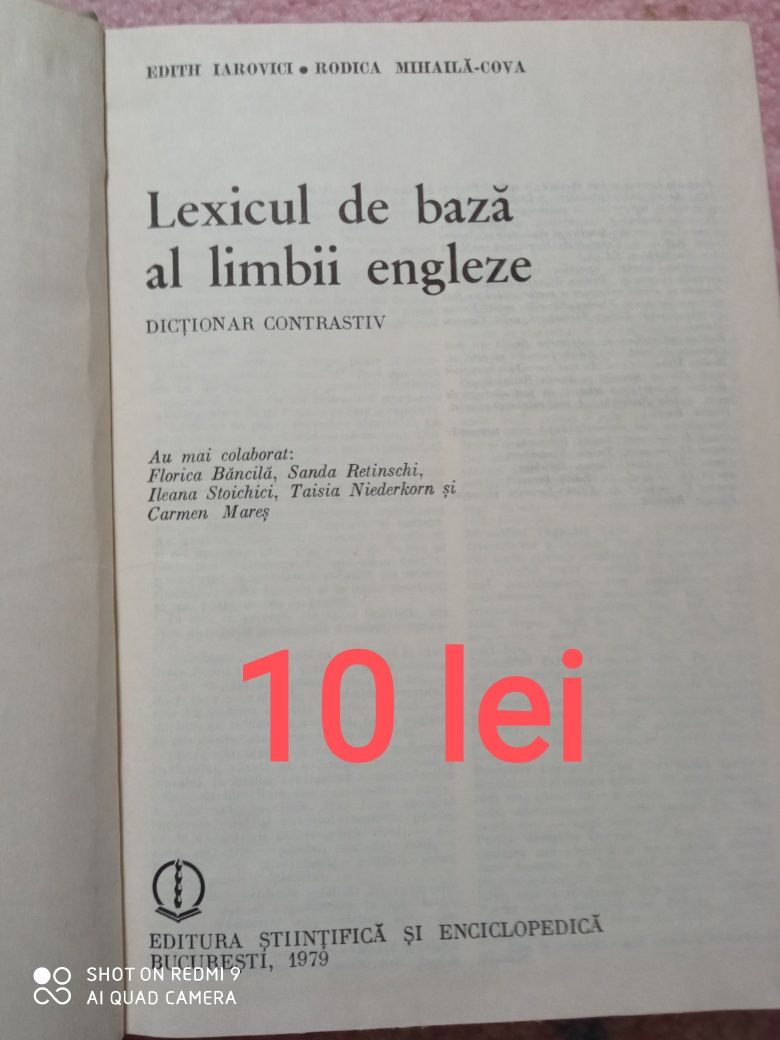 Cărți engleza, dictionar