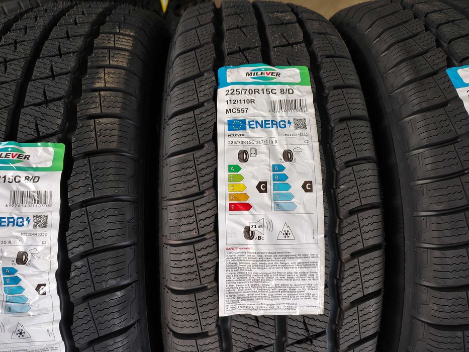 4бр.НОВИ всесезонни гуми MILEVER 225 70 15C DOT25 цена за брой