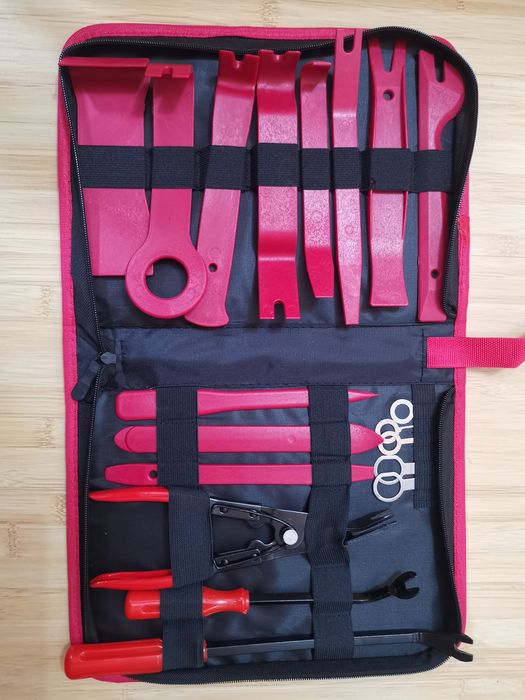 Trusa leviere plastic dispozitive tapițerie auto,cleme,bord,capitonaj