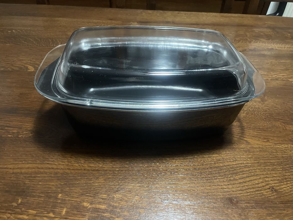 Tava de copt cu capac de sticla Silit