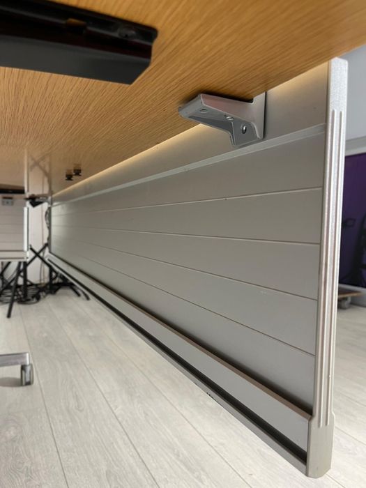 2 Buc. Paravan Aluminiu pentru Birou; Panou Protecție Separare