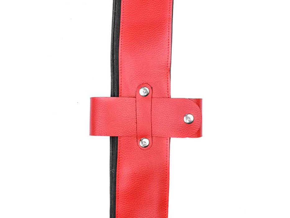 Perdele pentru camion, 4 piese / negru + roșu