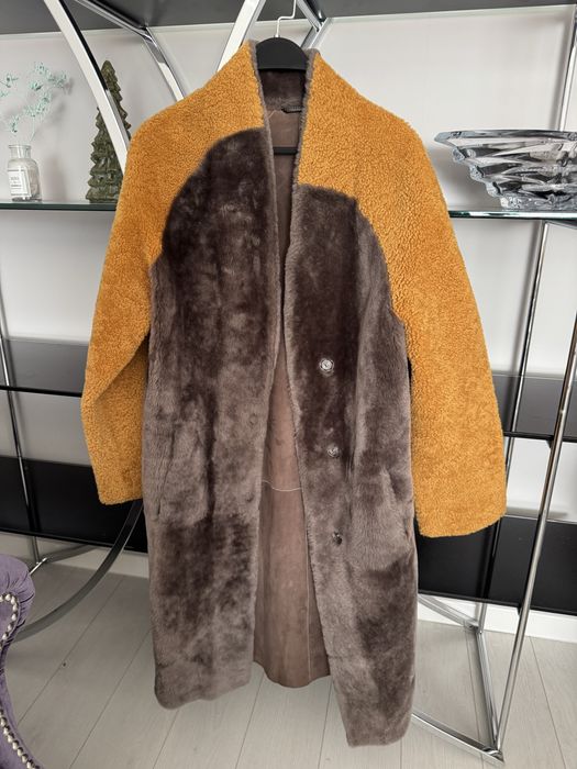 Дубленка натуральная кожа размер S (42-44)