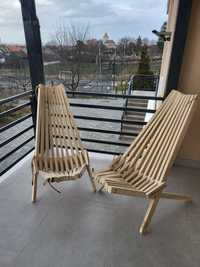 Scaun pentru terasa din lemn de brad masiv