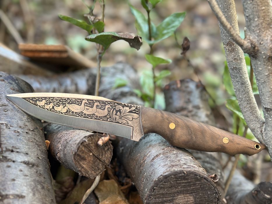 Ножове-N690 стабилизирано дърво