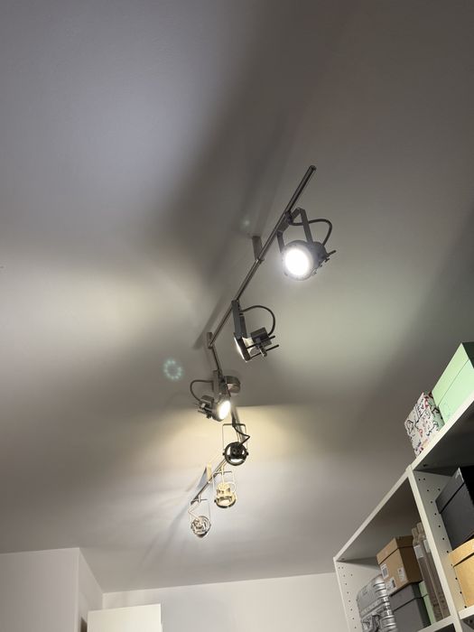 Plafoniera 6 spoturi + becuri