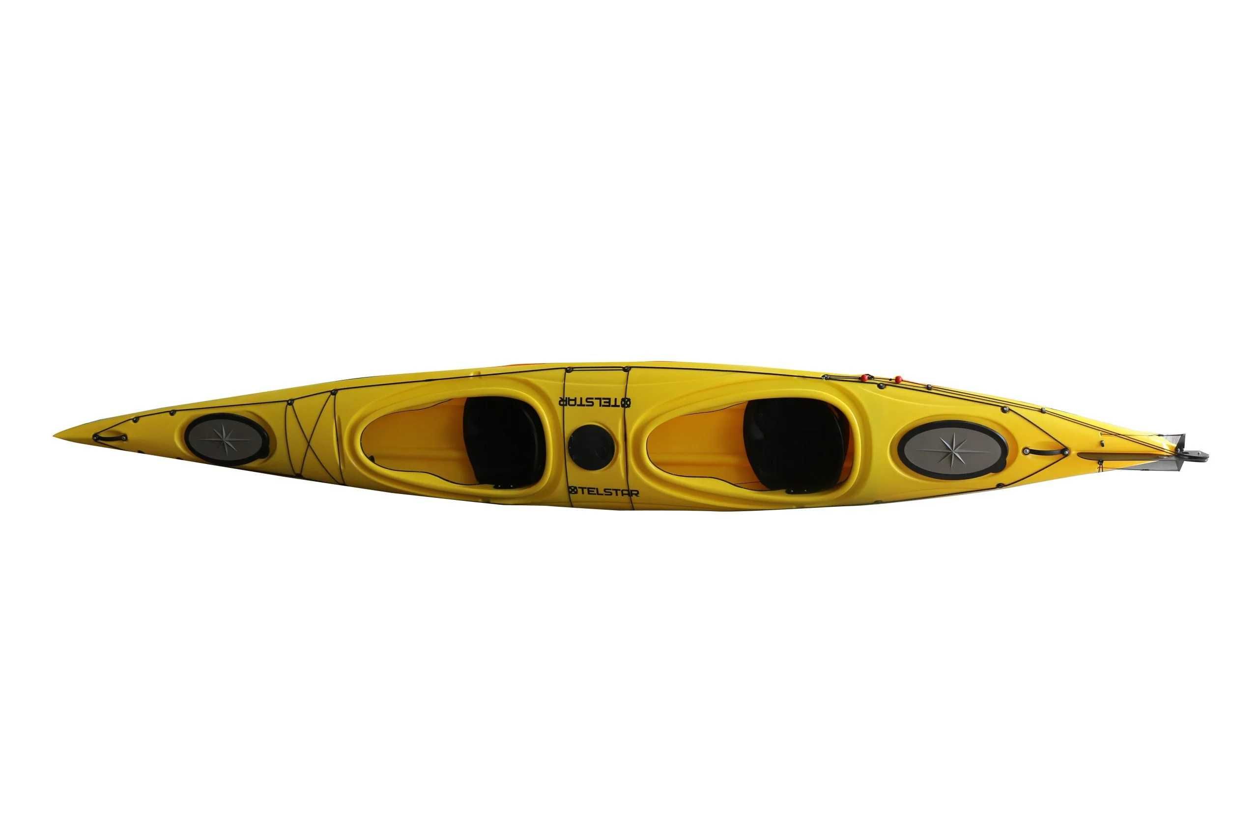 Caiac-canoe dublu cu volan – 2 locuri, 525 cm, model stabil