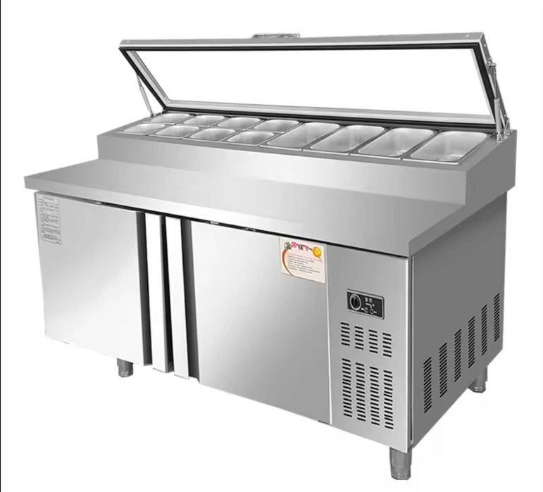 Саладетта Стол холодильник с гастроемкостями Стол для пиццы