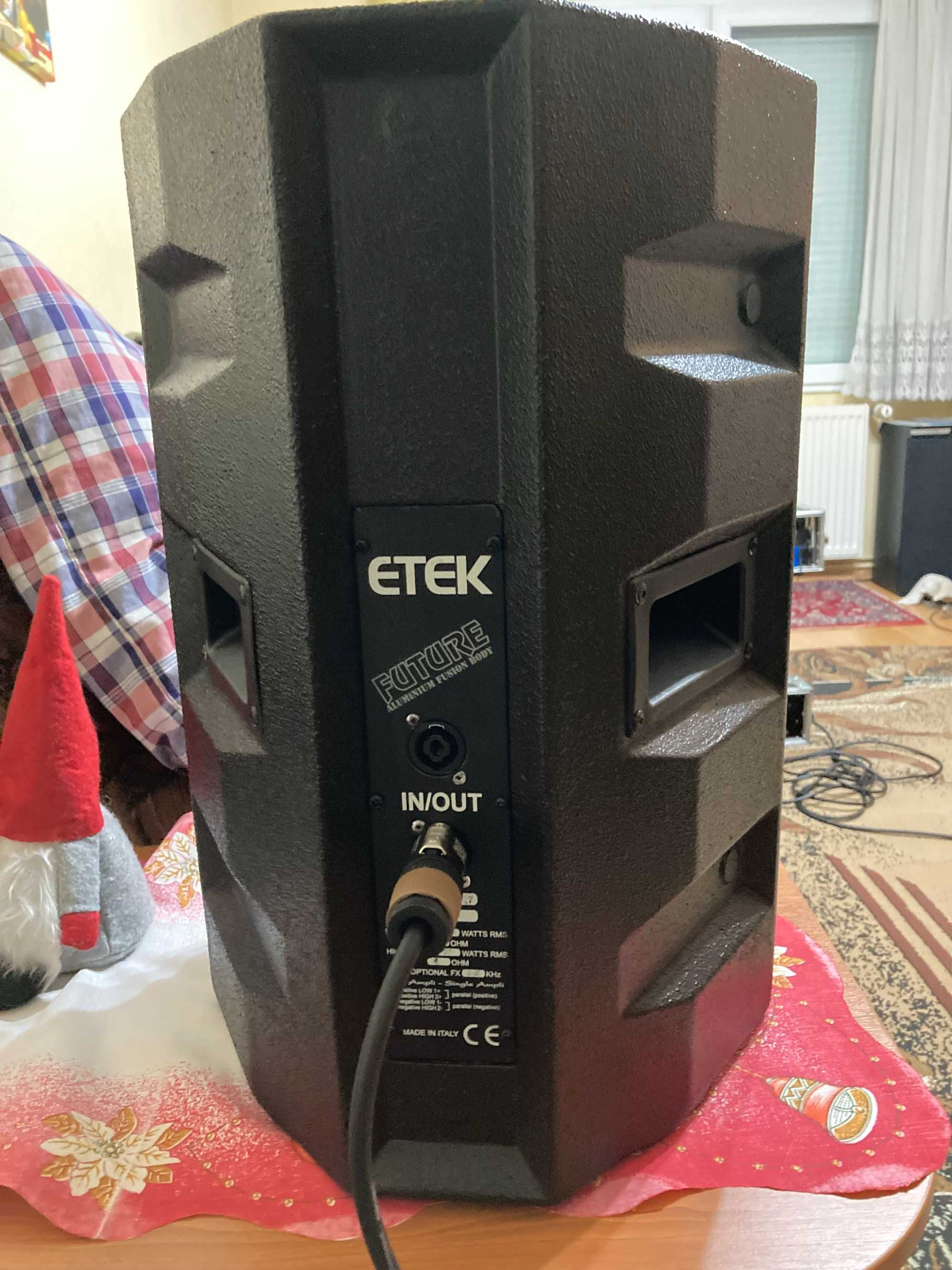 Vand-Schimb 2 Boxe din Aluminiu  ETEK de 12/8 ohmi