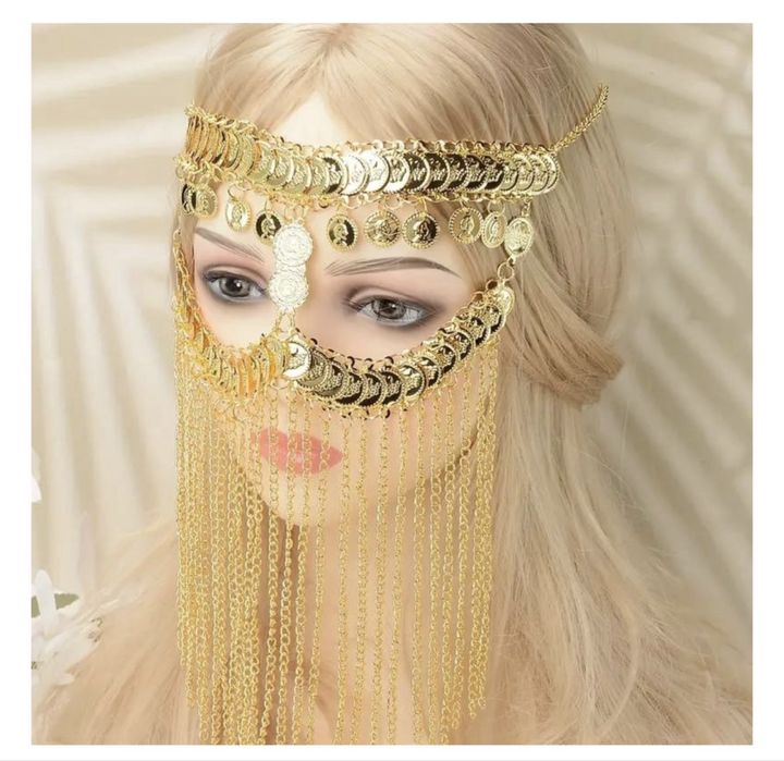 Украшение на лицо бижутерный сплав, без вставок