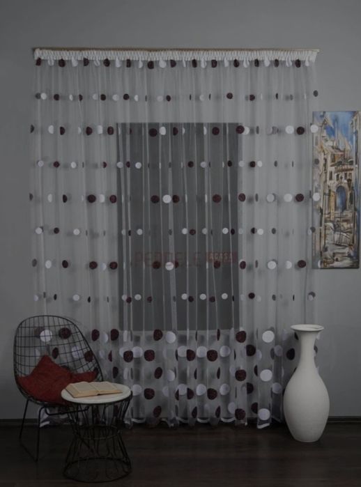 Perdele gata lucrate cu rejansă de 5 cm lățime