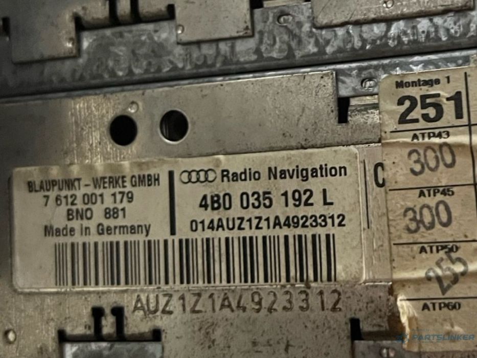 CD/DVD harti navigatie AUDI A6 II 4B2, 4B4, C5 1997 - 2005 4B0035192L
