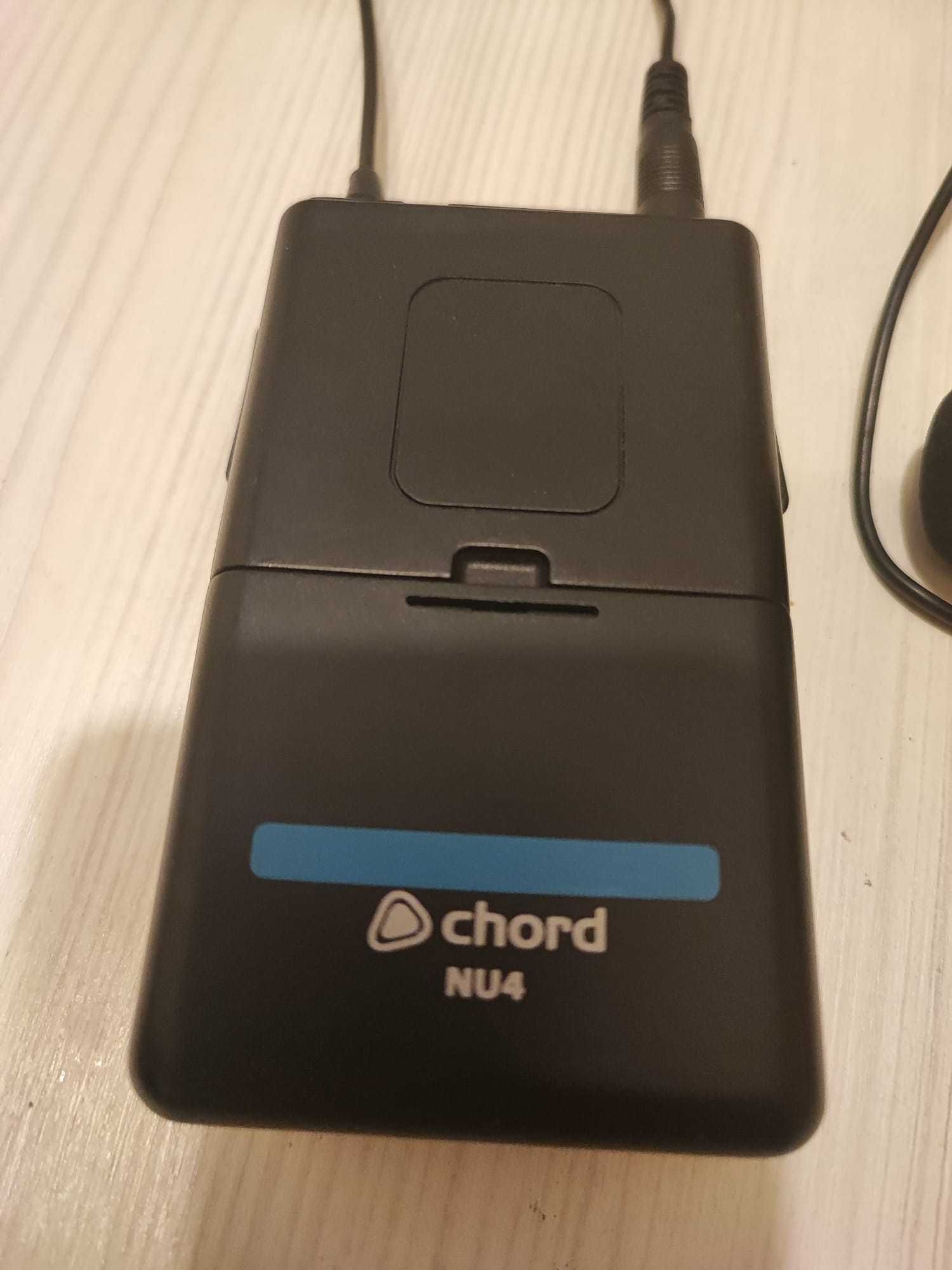 2 Transmițătoare Chord NU4 + 2 Microfoane + accesorii, NOI