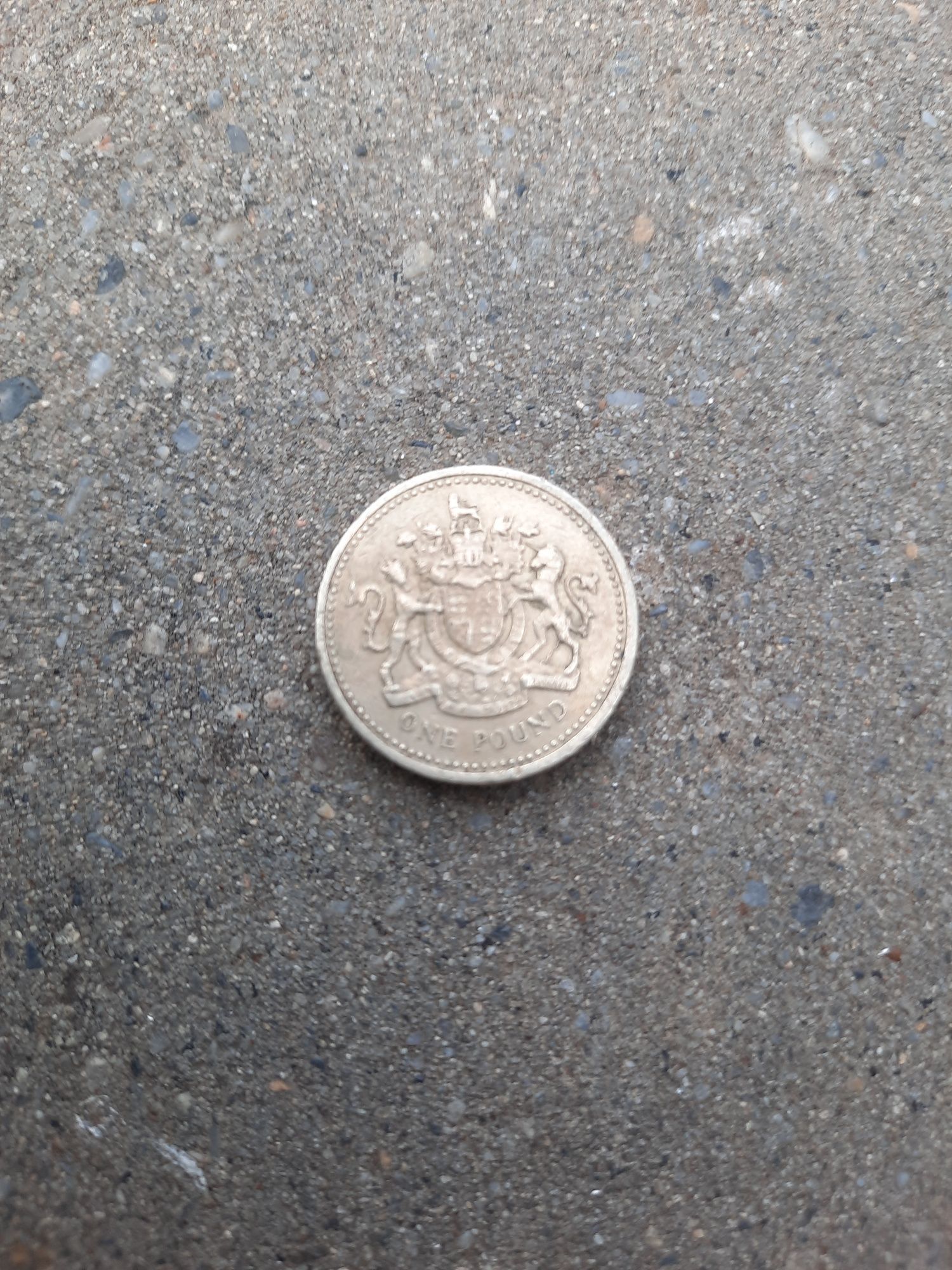 Moneda one pound 1993 ELIZABETH II D-G-REG•F•D•1993