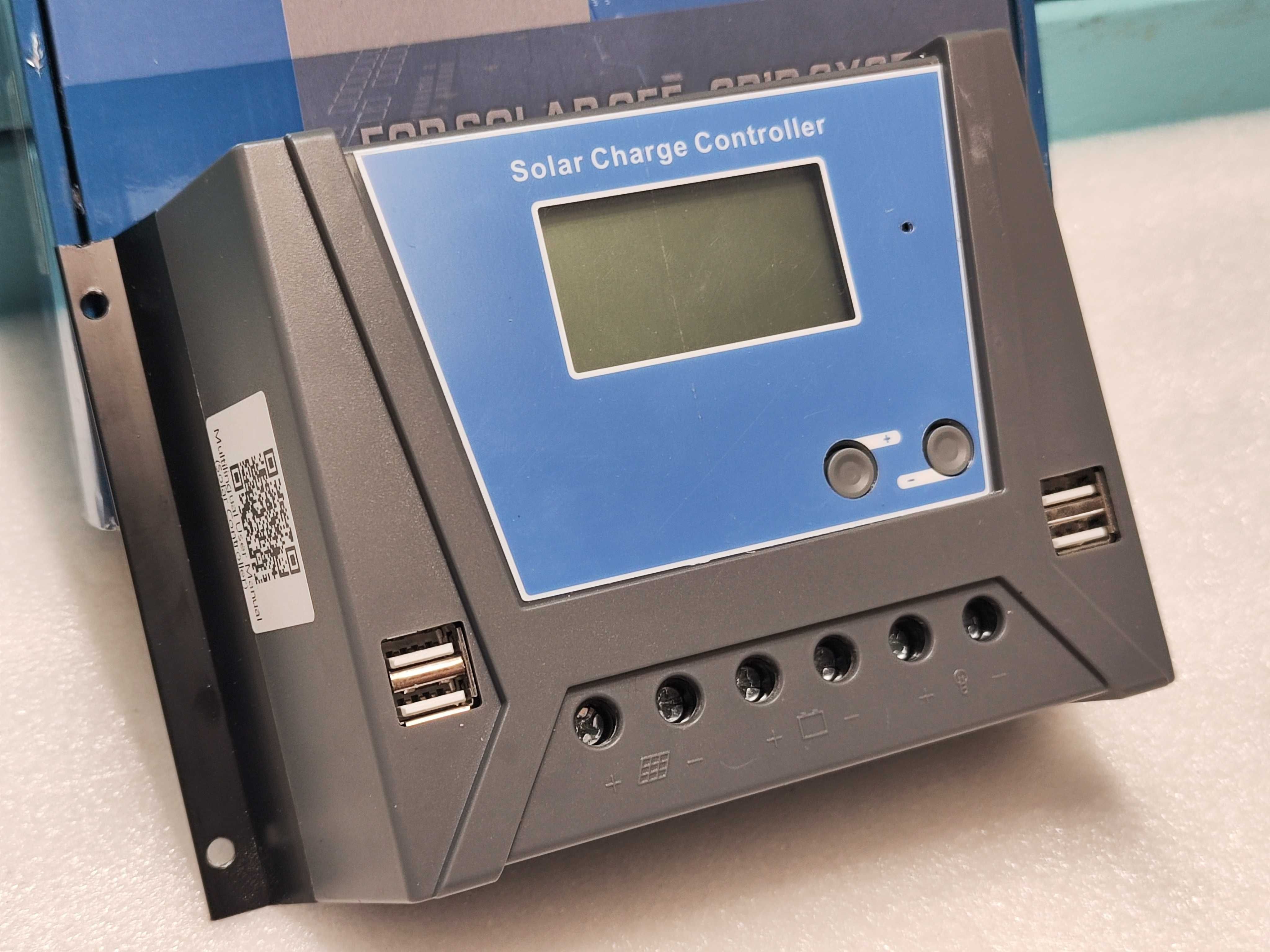 VIXKPIRR 60A соларен контролер PWM с LCD и 4 USB порта