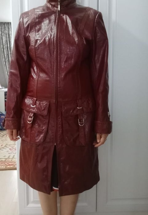 Продам кожаный френч почти новый