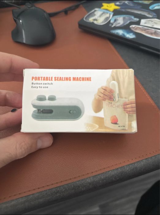 Sigilator Portabil pentru Pungi din plastic