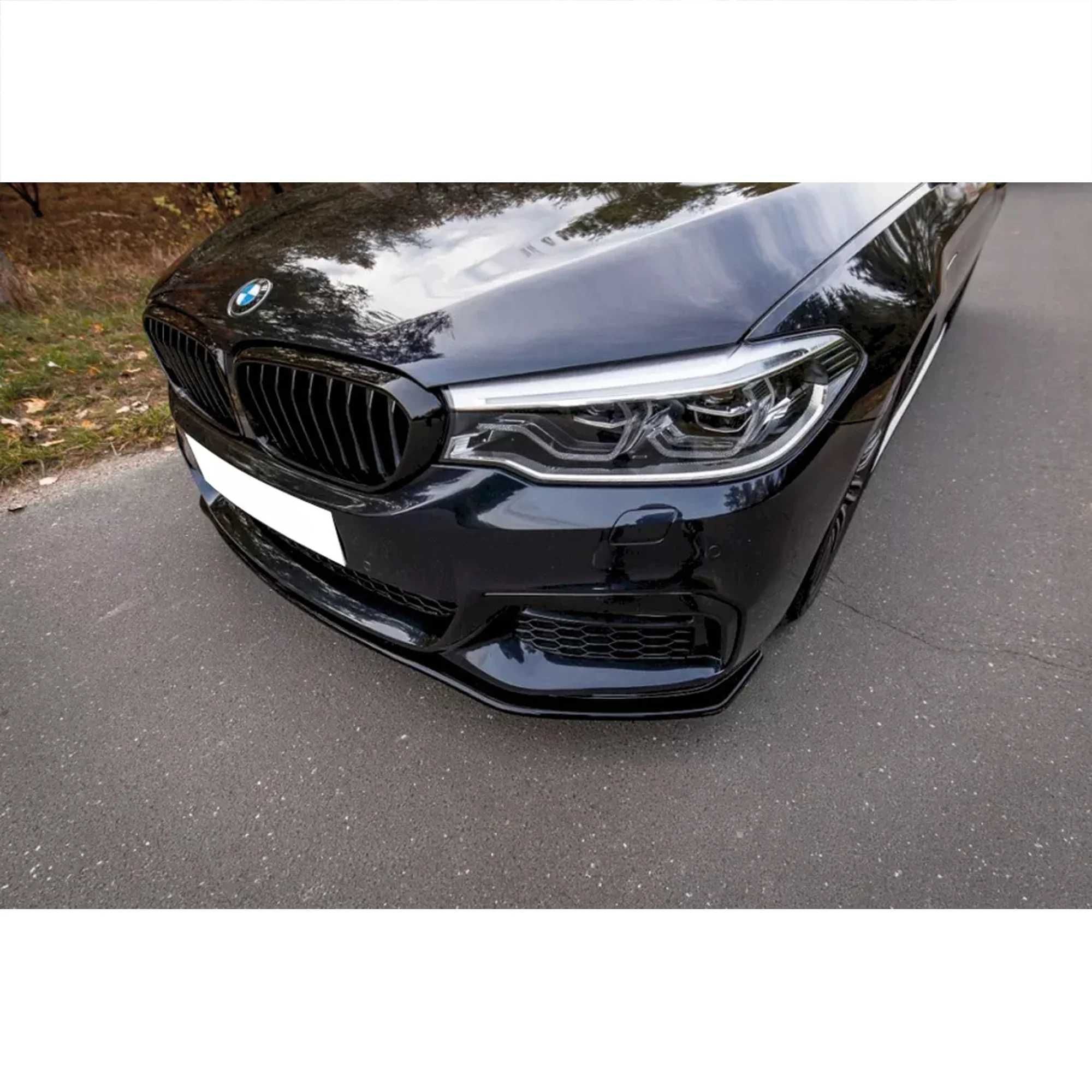 Lip Bara Fata Prelungire Extensie Buza BMW G30 G31 M pachet, Negru Luc