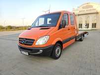 Mercedes sprinter 319 autoplatforma dubla cabina , iveco daily