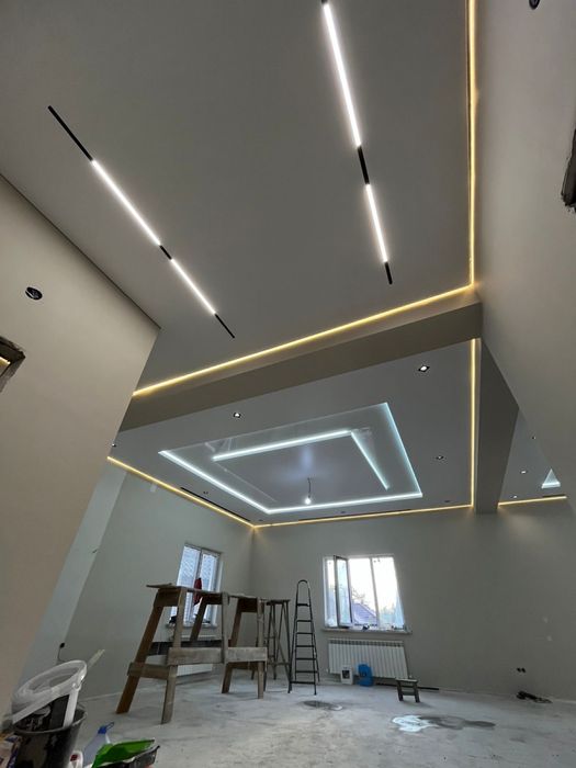 Натяжные потолки от 900 тг кв