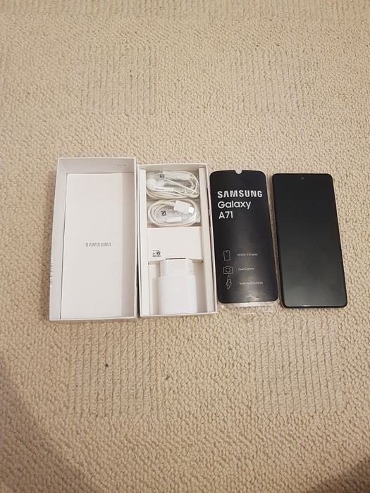 Telefon mobil Samsung Galaxy A71, Dual SIM, 128GB, 6GB RAM, 4G, Silver