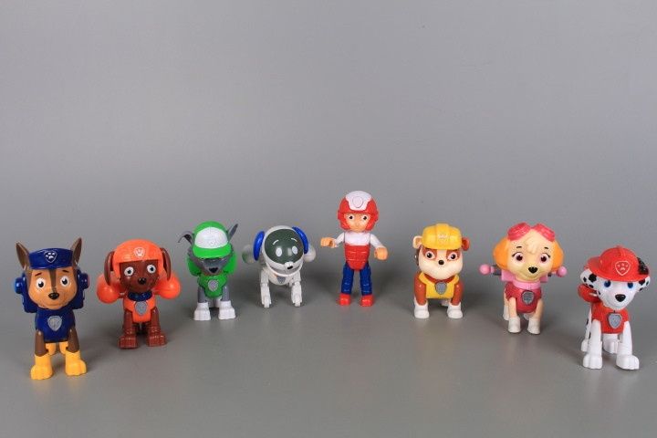 Голям комплект на Пес Патрул с 7 кученца  и  Райдър
