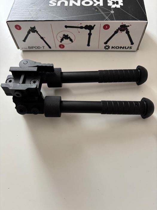 Bipod Konus T - Inălțime Ajustabilă