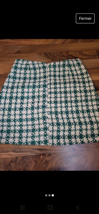 Fusta tweed mărimea S