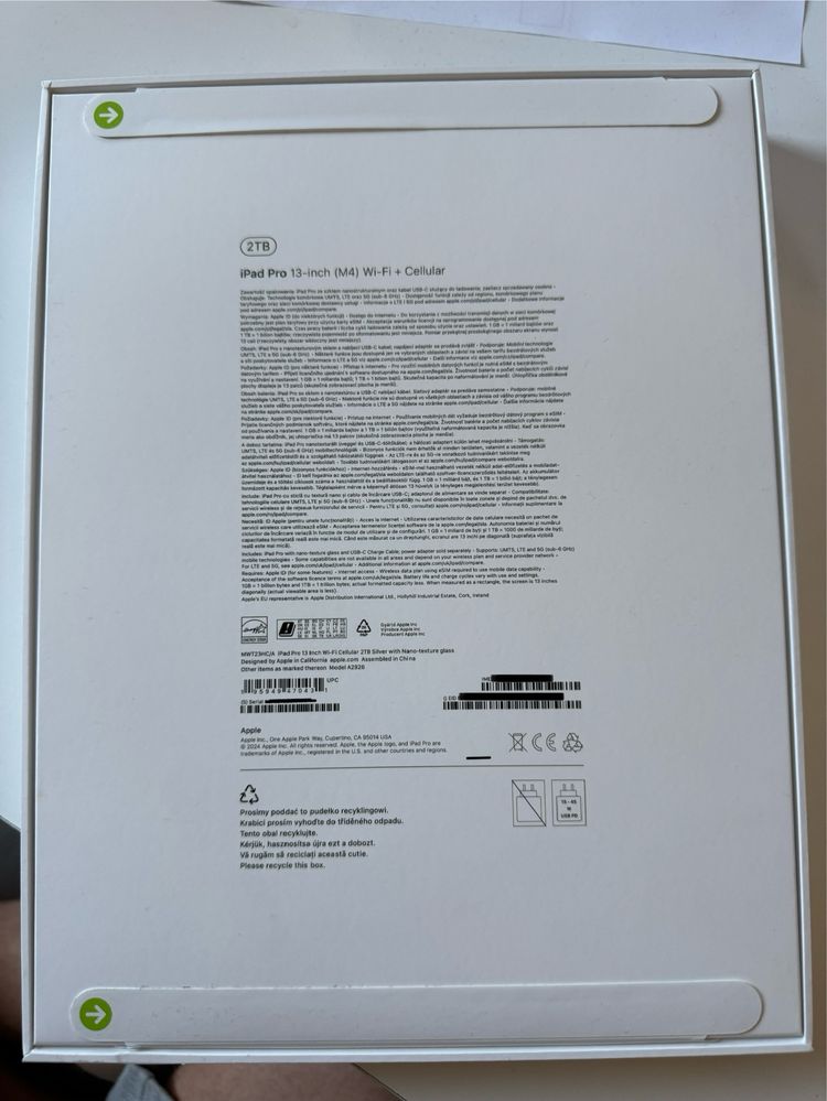 Apple iPad Pro 13” M4  2TB Nano-Texture glass