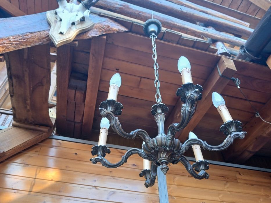 Candelabru bronz masiv
