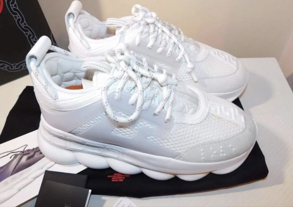 Versace chain reaction albi cu cutie noi orice marime