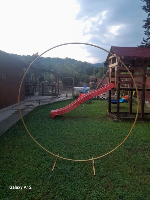 Arcada de baloane rotunda