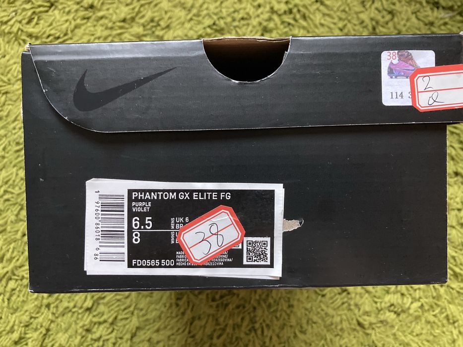 Бутонки Nike Phantom GX, размер 38