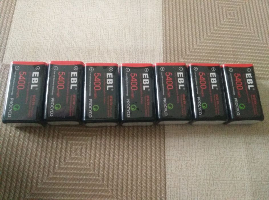 Презареждаема 9V батерия, Rechargeable battery 9 v