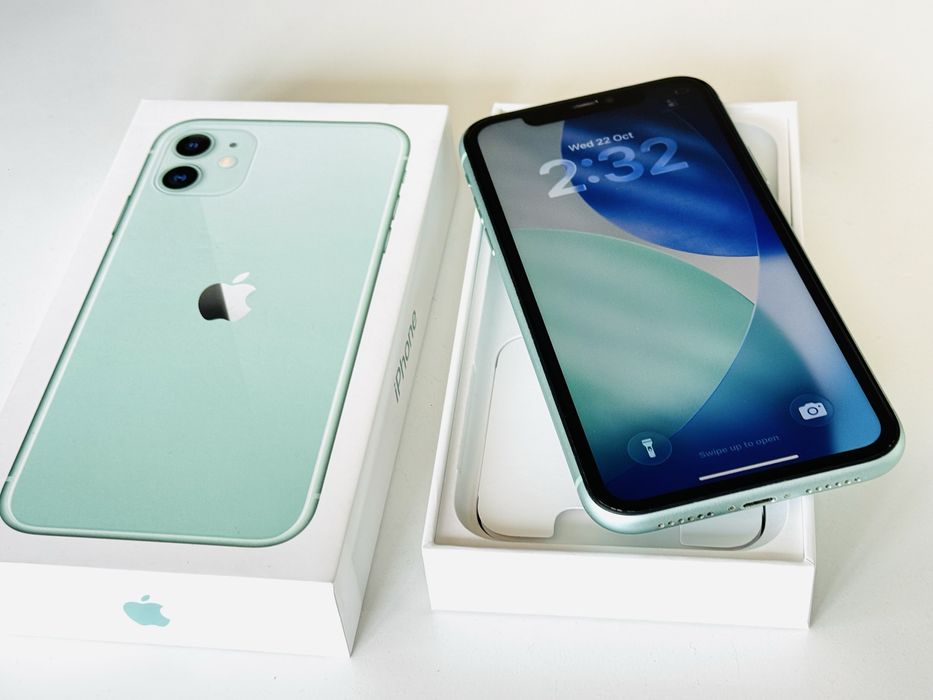 Iphone 11 128GB Green 98% Батерия! Гаранция 6 месеца