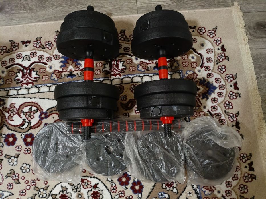 Гантели новые по 15кг.