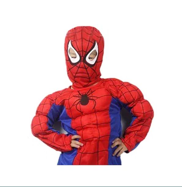 Детски костюм спайдърмен с мускули , spiderman с мускули ,батман spaid
