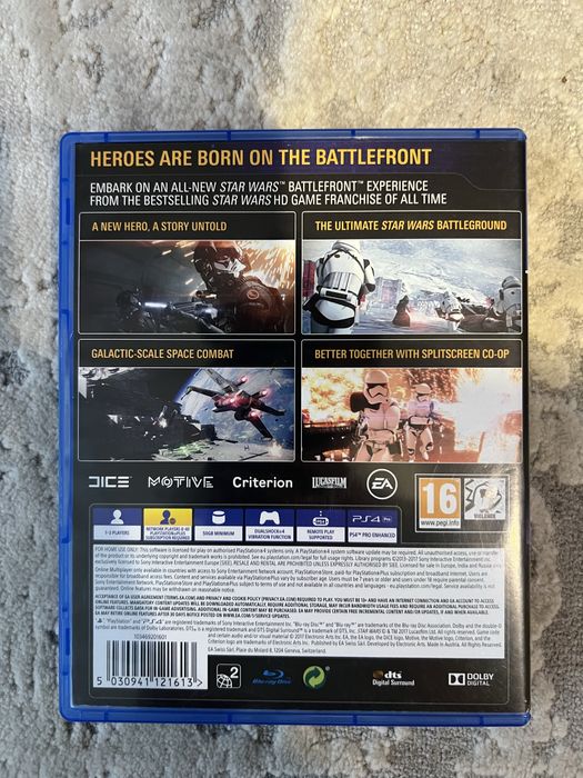 Vand Star wars Battlefront 2 ps 4