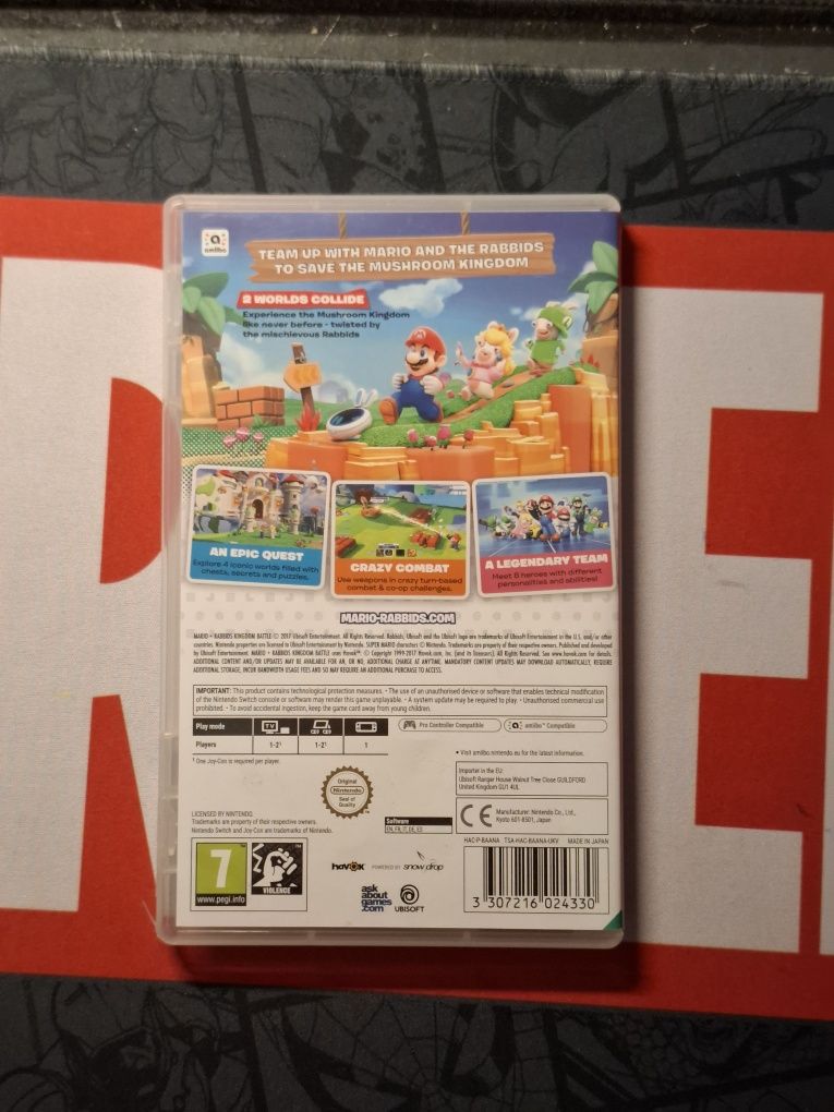 Игра за Nintendo Switch 1 Mario + Rabbids Kingdom Battle