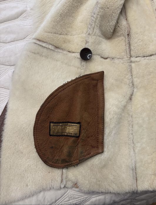 Палто от агнешка кожа Armani