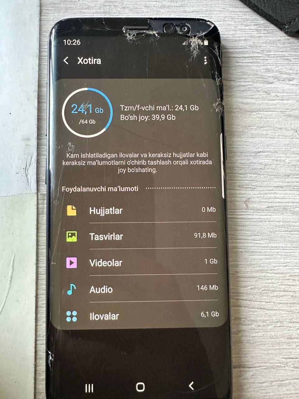 SamsungS8 Sotiladi