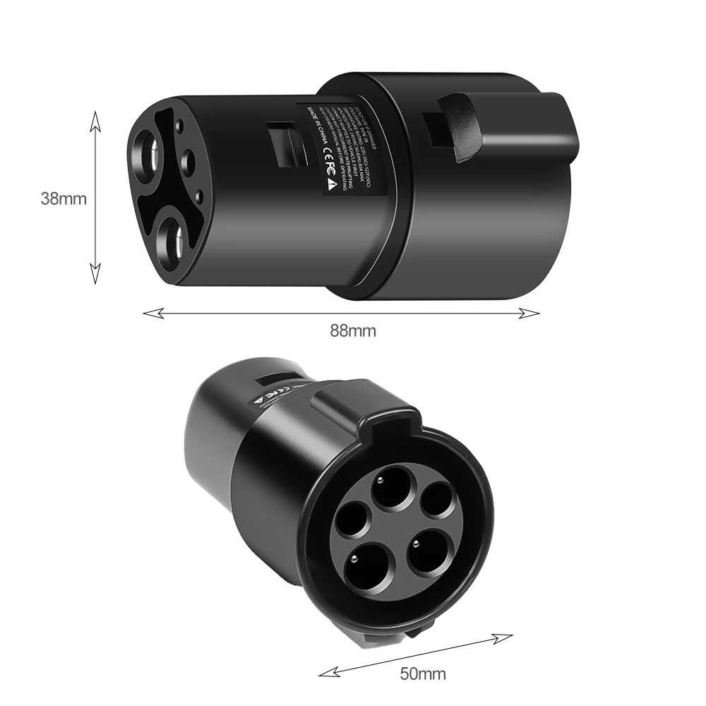 Адаптер - Преходник Тип 1 към Тесла; Type 1 то Tesla US Adapter, 60A